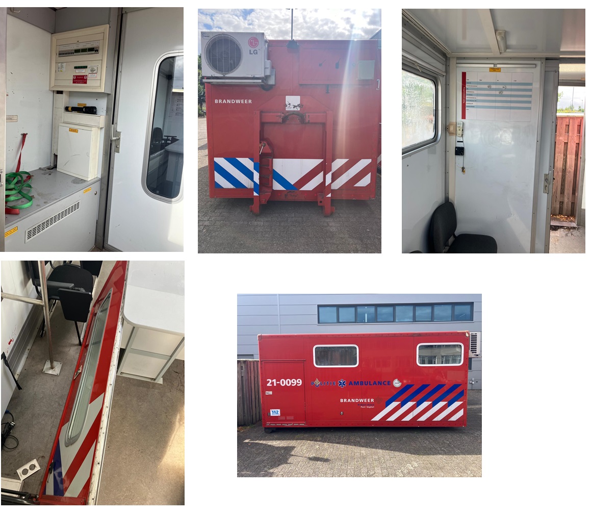 Haakarm container - overlegruimte