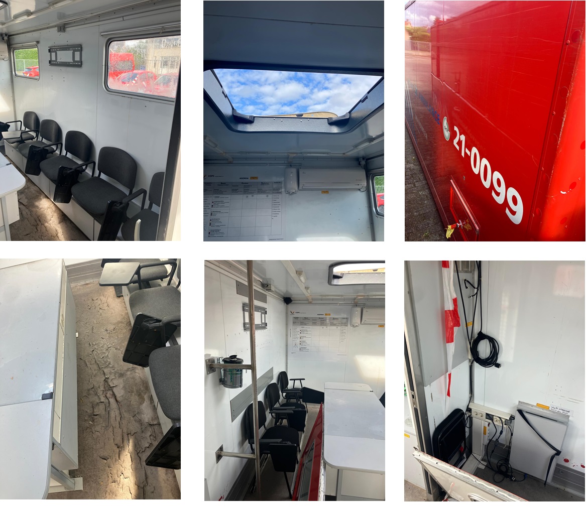 Haakarm container - overlegruimte