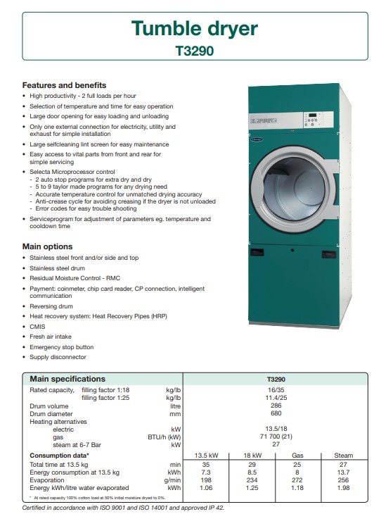 Electrolux Droger W5130S