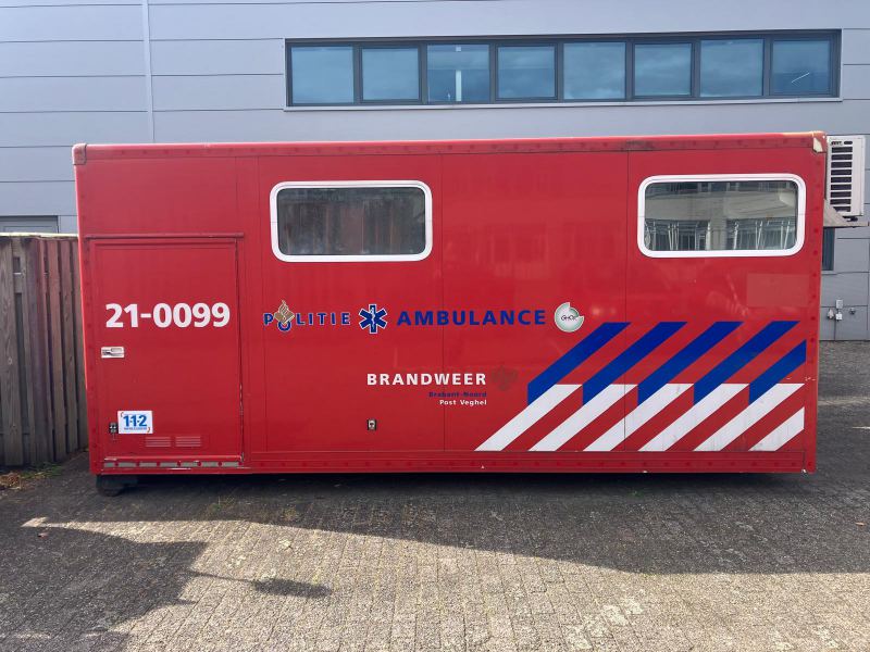 Haakarm container - overlegruimte
