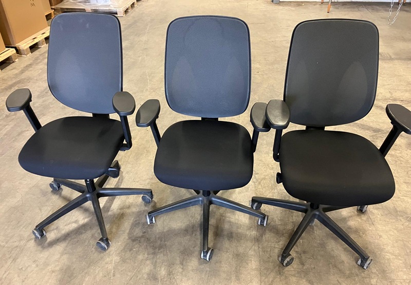 3 Bureaustoelen